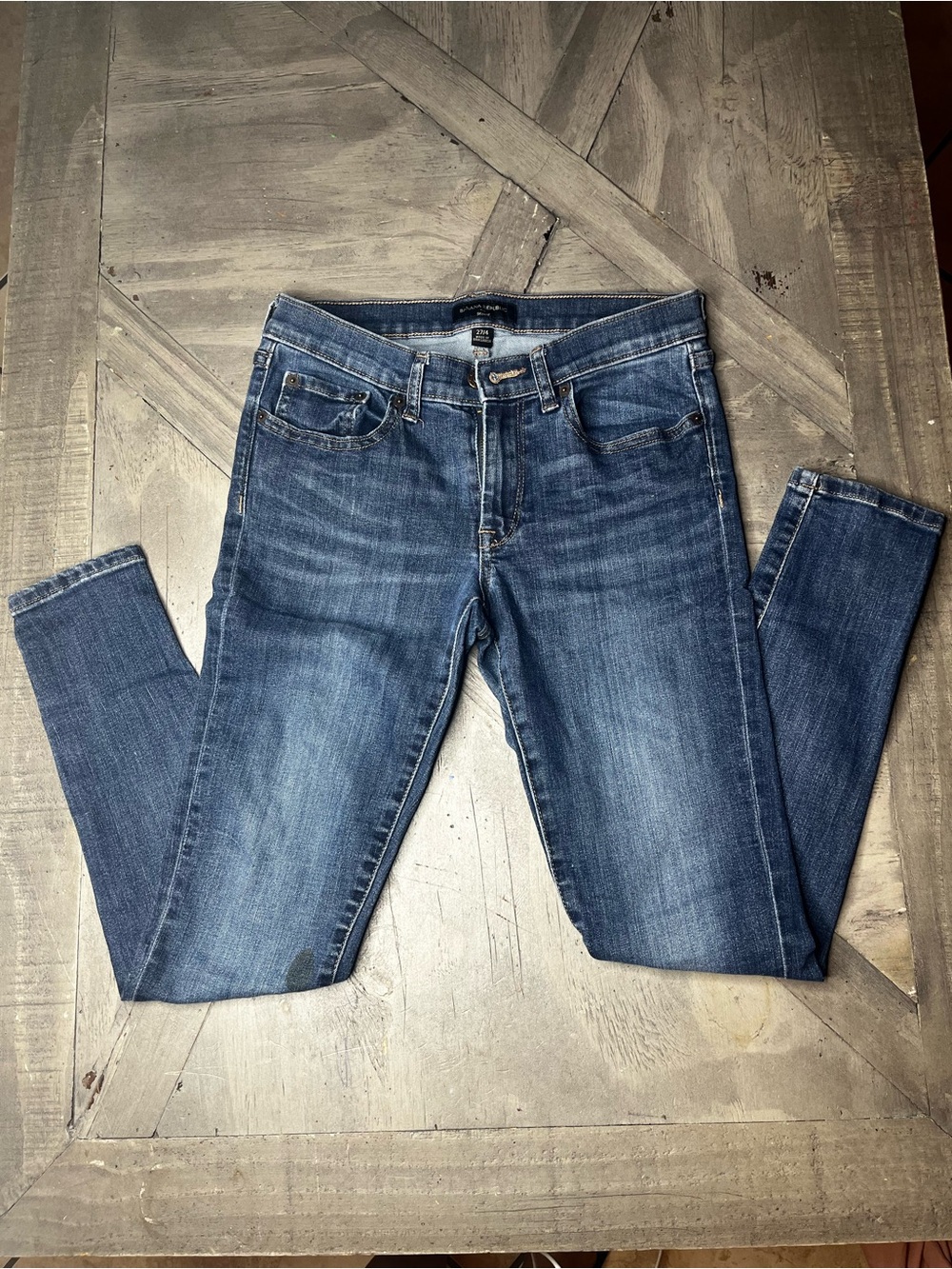 Banana Republic Women's Skinny Jeans - Blue Wash